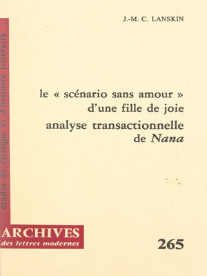 cover image of Le scénario sans amour d'une fille de joie